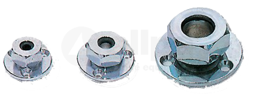 Messing-Verchromte Wasserdichte Kabeldurchf&uuml;hrung, Kabel &Oslash;6mm (R&auml;ndermutter) - 078474 0 72dpi - 9078470