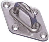 Niro Karof&ouml;rmige Augenplatte, 40x64mm, &Oslash;6mm - 078521 72dpi - 9078521