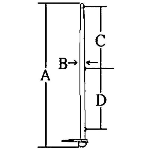 Niro Flaggenstock, Abnehmbar Mit Abschlie&szlig;barem Halter - 078750 01 72dpi - 9078750