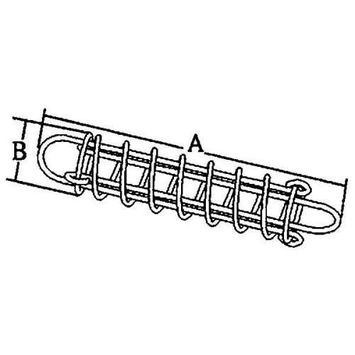 Niro Ruckd&auml;mpfer, &Oslash;5mm, A=325mm, B=60mm - 078766 01 72dpi - 9078766