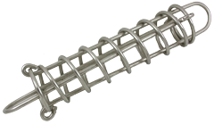 Niro Ruckd&auml;mpfer, &Oslash;5mm, A=325mm, B=60mm - 078766 72dpi - 9078766