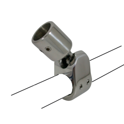 Niro Schwenkbares Abnehmbares Endst&uuml;ck, F&uuml;r 7/8" Rohr (22,25mm), A=22,4mm, B=97mm, C=22mm - 078975 72dpi - 9078975