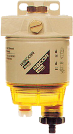Racor Spin-On Filter Mit Wasserseparatoren Und Klarsichtbeh&auml;lter, Modell 245r30 New 200 Series - 079003 72dpi - 9079003