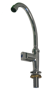 Verchromter Wasserhahn Mit Schwenkbarem Auslauf, Anschlu&szlig; 1/2" - 081000 - 9081000