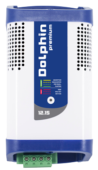 Dolphin Premium Elektronischer Batterielader, 12v, 15a, Kapazit&auml;t 220ah, 96x120x238mm - 086213 72dpi 1 - 9086213