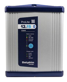 Dolphin Prolite Batterielader, Ip65, 12v, 15a, 2x Ausgang - 086280 72dpi - 9086280