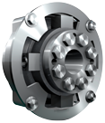 Centaflex Kupplung, M-160 1.1, Max. 500nm (Freizeit), D=66,65mm, Tk=82,5mm, Z=4x90&deg;, M=M10 - 088002 11 72dpi - 9088002/11