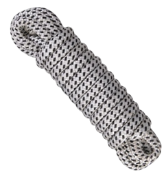 premium PES HT 16 Festmacher ⌀10mm, 4m, Wei&szlig;/Schwarz - 10000723 - 10000723