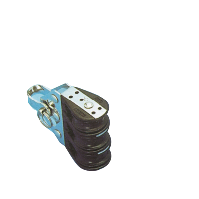 Kunststoff Dreischeibenblock, 8mm, Kugellager 28mm, Arbeitslast 150kg, Bruchlast 750kg - 105600 72dpi - 116700