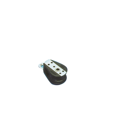 Kunststoff Umlenkblock Mastrollenkasten, 6mm, Kugellager 22mm, Arbeitslast 100kg, Bruchlast 700kg - 106500 72dpi - 106500