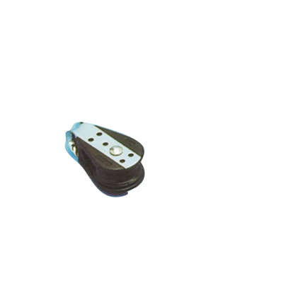 Kunststoff Einscheibenblock, 8mm, Kugellager 28mm, Arbeitslast 150kg, Bruchlast 750kg - 116000 72dpi - 116000