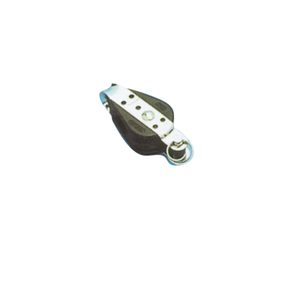 Kunststoff Einscheibenblock (Mit Unterb&uuml;gel), 8mm, Kugellager 28mm, Arbeitslast 150kg, Bruchlast 750kg - 116100 72dpi - 116100