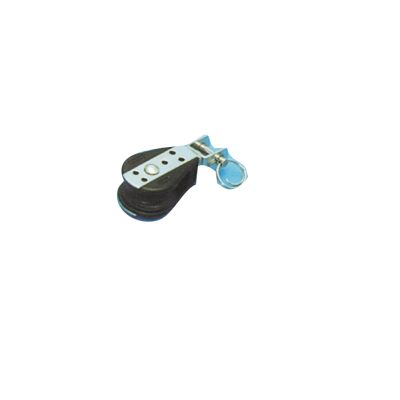 Kunststoff Einscheibenblock (Mit Wirbel), 8mm, Kugellager 28mm, Arbeitslast 150kg, Bruchlast 750kg - 116200 72dpi - 116200
