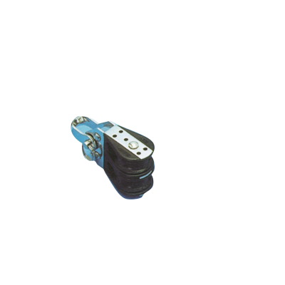 Kunststoff Zweischeibenblock, 8mm, Kugellager 28mm, Arbeitslast 150kg, Bruchlast 750kg - 116500 72dpi - 116500