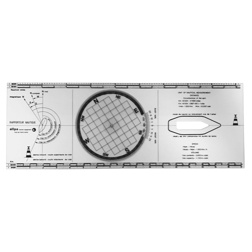 Plexiglas 'Breton Plotter', Kurs-Lineal - 139040 - 139040