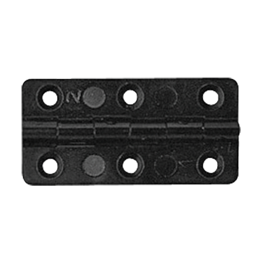 Kunststoffscharnier Polyamid, Rechteckig Schwarz, 30x60mm, 255&deg; - 1616672 72dpi - 1616672
