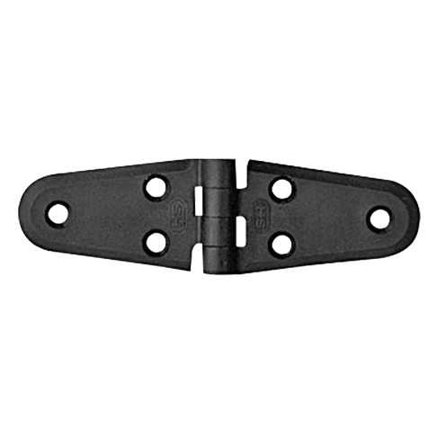 Polyamid-Kunststoffscharnier, Doppelt Oval Schwarz, 100x40mm, 270&deg; - 1643668 72dpi - 1643668