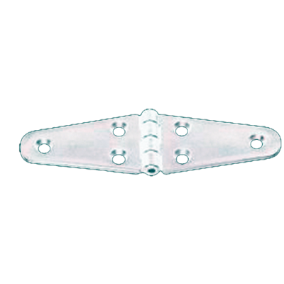 Polyamid-Kunststoffscharnier, Doppelt Oval Wei&szlig;, 135x40mm, 270&deg; - 1643673 72dpi - 1643673