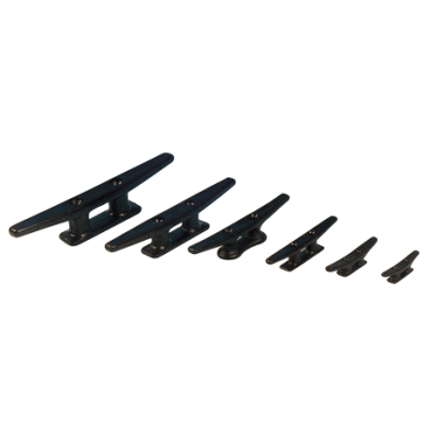 Kunststoff Klampe, Schwarz, L=60mm (Lochabstand: 19mm) - 209600 - 209600