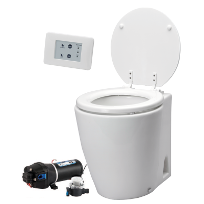 Elektrische Toilette Modell 'Laguna Hydro-Vakuum', 24v/8a - 259028 - 259028