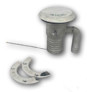 Niro Deckeinf&uuml;llst&uuml;tze 'Diesel' Mit Entl&uuml;ftung; Anschluss 38mm - 269030 1 - 269030