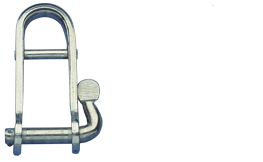 Niro Fallensch&auml;kel Mit Schnellverschlu&szlig;, &Oslash;5mm, B=14mm, H=40mm (Bruchlast 1050kg) - 272500 72dpi - 272500