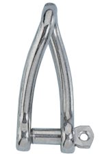 Niro Sch&auml;kel (Gedrehte Form), A=&Oslash;8mm, B=53mm, C=17mm (Bruchlast 2100kg) - 283300 72dpi - 283300