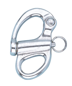 Niro Fockschotsch&auml;kel Mit Fester &Ouml;se, A=&Oslash;12mm, B=9mm, L=52mm (Bruchlast 1800kg) - 296100 - 296100