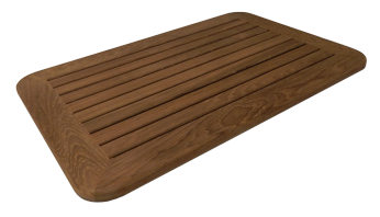 Tischplatte Massives Teakholz 370x600x25mm - 369001 - 369001