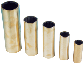 Neopren Welle-Lagerbuchse Mit Messing Geh&auml;use, F&uuml;r Welle 1-1/8", Au&szlig;enma&szlig; 1-5/8", L=4-1/2" - 418002 72dpi - 418002