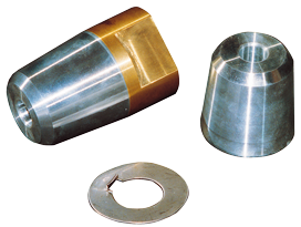 Hutmutter Mit Zinkanode & Niro Sicherungsblech F&uuml;r Propellerwelle &Oslash;60mm - 465020 10 - 465060