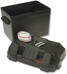 Batteriekasten M Schwarz 323x184x210mm - 480070 - 480070