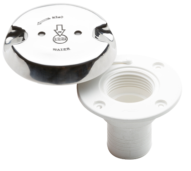 Deckeinf&uuml;llst&uuml;tze Kunststoff-Geh&auml;use - Niro Deckel 'Fuel', Schlauchanschluss &Oslash;50mm - 482043 1 - 482044