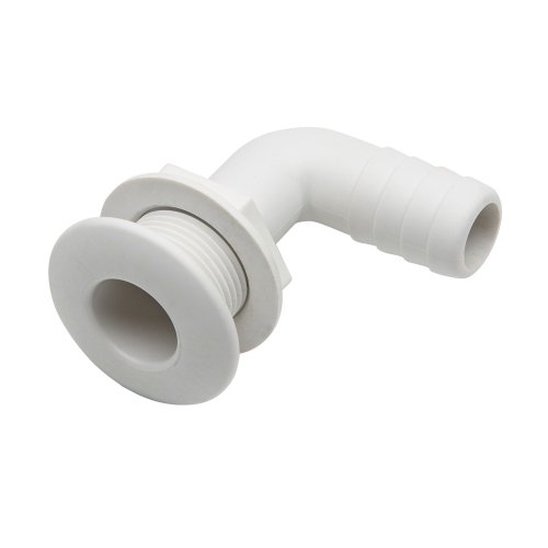 Kunststoff Rechtwinkliger Borddurchlass, &Oslash;1"X25mm, Wei&szlig; - 483177 72dpi - 483177