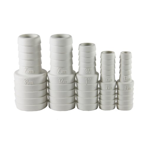 Kunststoff Schlauchreduzierst&uuml;ck, &Oslash;32x25mm, Wei&szlig; - 486643 72dpi - 486643