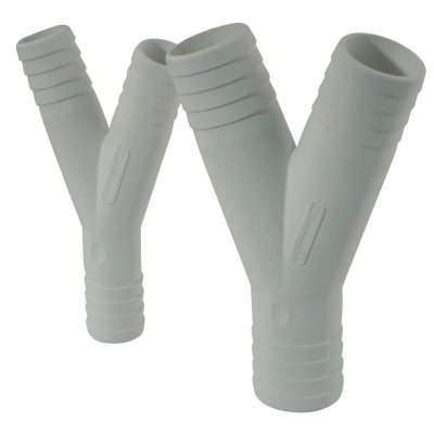 Kunststoff Y-Schlauchverbinder, &Oslash;25x25x25mm, Wei&szlig; - 486651 72dpi - 486651