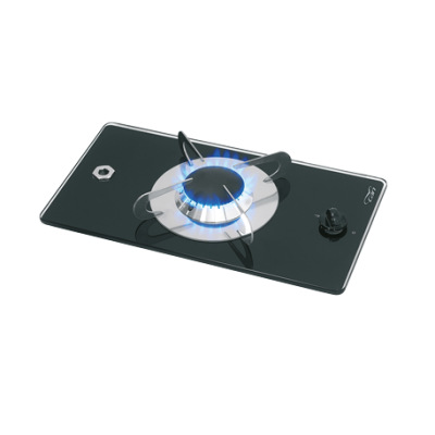Gaskocher Mit Keramik Kochplatte, 365x200x80mm, Brenner: 1x Mittel - 487570 72dpi - 487570