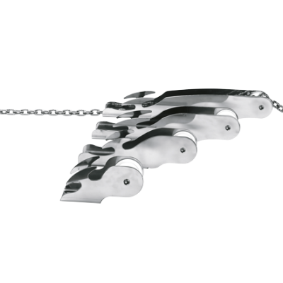 Niro Ankerbugrolle, L=350mm, B=70, H=80mm (Festes Modell, Bis 15kg) - 489062 72dpi - 489062