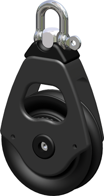 Antal Aluminium Bl&ouml;cke Serie Opf-60, Kugelgelagert, Swivel Bl&ouml;cke - 5400601 300dpi - 5400601