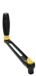 Aluminium Winsch-Kurbel, L=200mm, Gewicht 0,40kg, Lock-In, Einzelner Griff - 542011 - 542011
