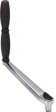Verchromte Winsch-Kurbel, L=250mm, Gewicht 1,53kg, Doppelgriff - 542033 - 542033