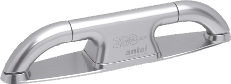 Antal Roller Cleat Modell Rc350/Si Large, Silber Eloxiert - 54rc350si - 54RC350/SI