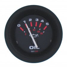 Amega Domed &Ouml;ldruckanzeiger 5 Bar (Vdo) - 62155e - 62155E