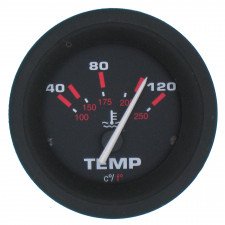 Amega Domedtemperaturanzeiger 40-120&deg;C (Vdo) - 62159e - 62159E