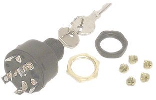 Sierra Polyester Z&uuml;ndschlo&szlig;, 3-Magnetische Positionen, Off-Run-Start, Max. Wanddicke 16mm, 6-Polig - 64mp41000 72dpi - 64MP41000