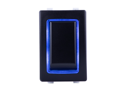 Sierra Wasserdichter (Ip68) Halo Dauerleuchtender Schalter; Led Blau, Spst, (On)-Off - 64rk40620b 72dpi - 64RK40620B