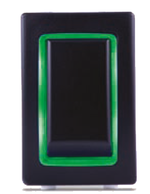 Sierra Wasserdichter (Ip68) Halo Dauerleuchtender Schalter; Led Gr&uuml;n, Spdt, On-Off-On - 64rk40640g 72dpi - 64RK40640G