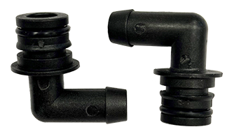 Adapter 90&deg; 1/2" Schlauchanschluss F&uuml;r Aqua-Jet (Satz Mit 2 St&uuml;ck) - 660946938 - 660946938