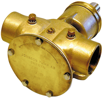Johnson Pump Bronze Impellerpumpe F8b-8, 279l/Min, 1-1/2"-Innengewinde, Fuß-/Riemenscheibenantrieb - 6610130211 72dpi - 6610130211