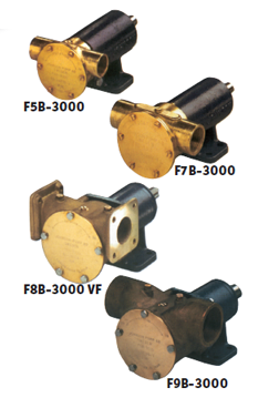 Johnson Pump Impellerpumpe F9b-3000vf, 389l/Min, Fußmontage (Mit Gleitringdichtung & Niro Deckel) - 66101322501 72dpi - 66101322501